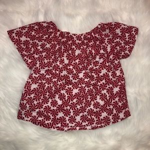 Toddler Peppermint blouse